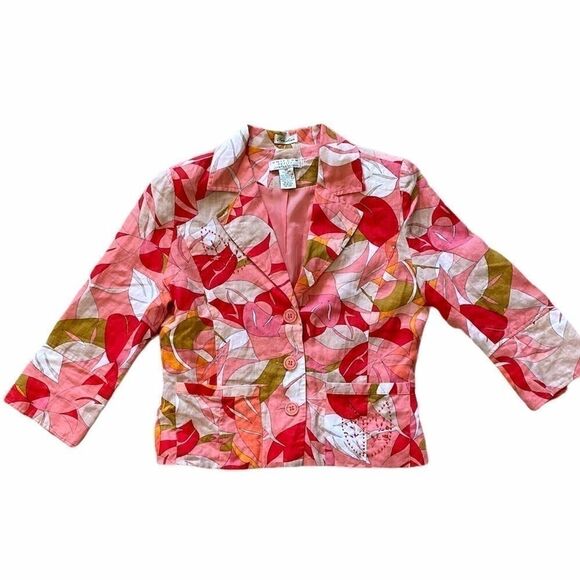 John Paul Richard Uniform Line Floral Blazer | 4P - Picture 1 of 4